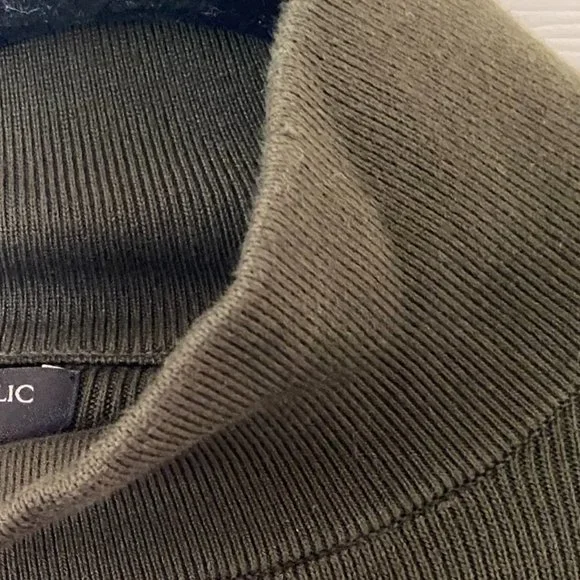 Banana Republic 100% Supima Cotton Mock-Neck Sweater